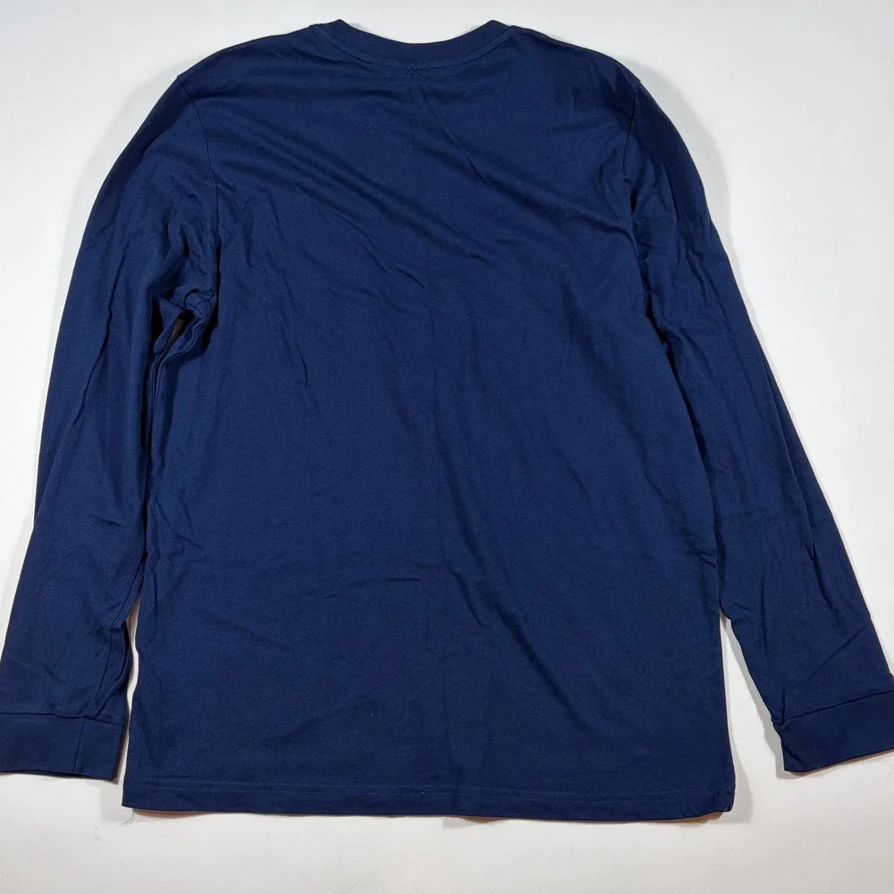 Adidas USA Armed Forces Long Sleeve Tee Mens Size Medium  Sports Navy Blue NEW